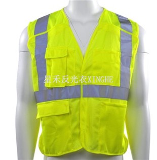 Kamizelka odblaskowa typu R, klasa 2 - Haczyk i pętelka 5-Zapięcie punktowe