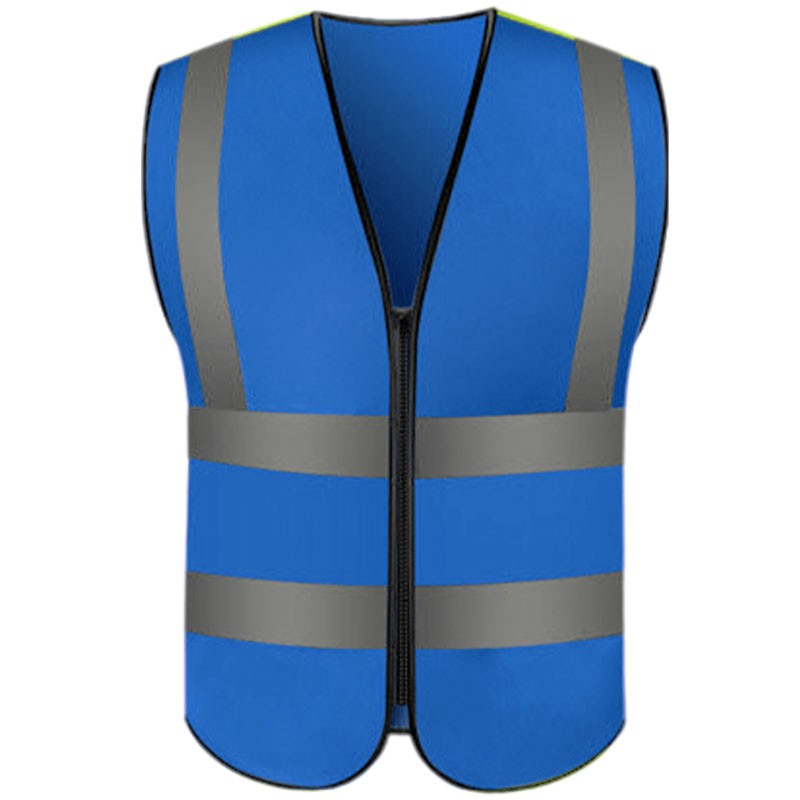 Zapinane na zamek kamizelki odblaskowe