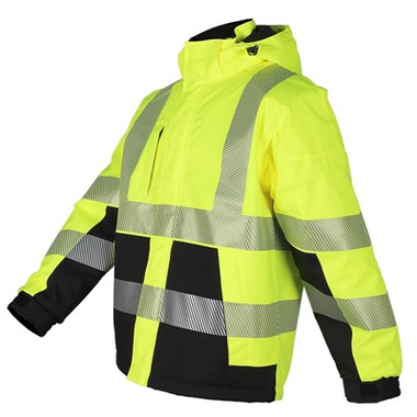 Wodoodporna kurtka ochronna Hi Vis w kolorze żółtym