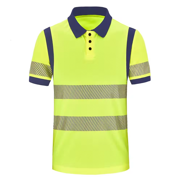 Odblaskowy krótki rękaw